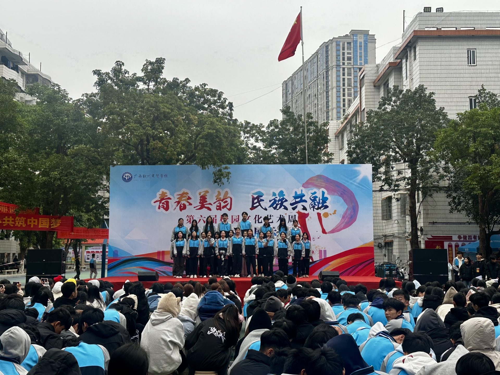 合唱团在社团展演活动现场.JPG